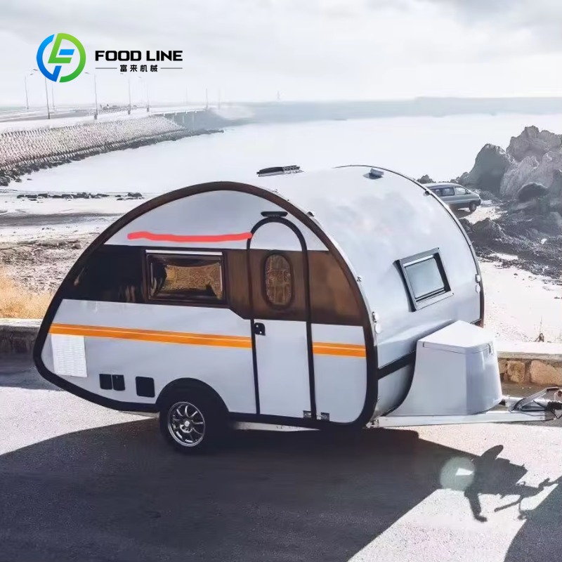 Outdoor Adventure And Travel - カスタマイズ可能な工場製ミニオフロードスライドアウトティアドロップキャンパー、ポータブル屋外キャンプ旅行アドベンチャートレーラー、人気商品