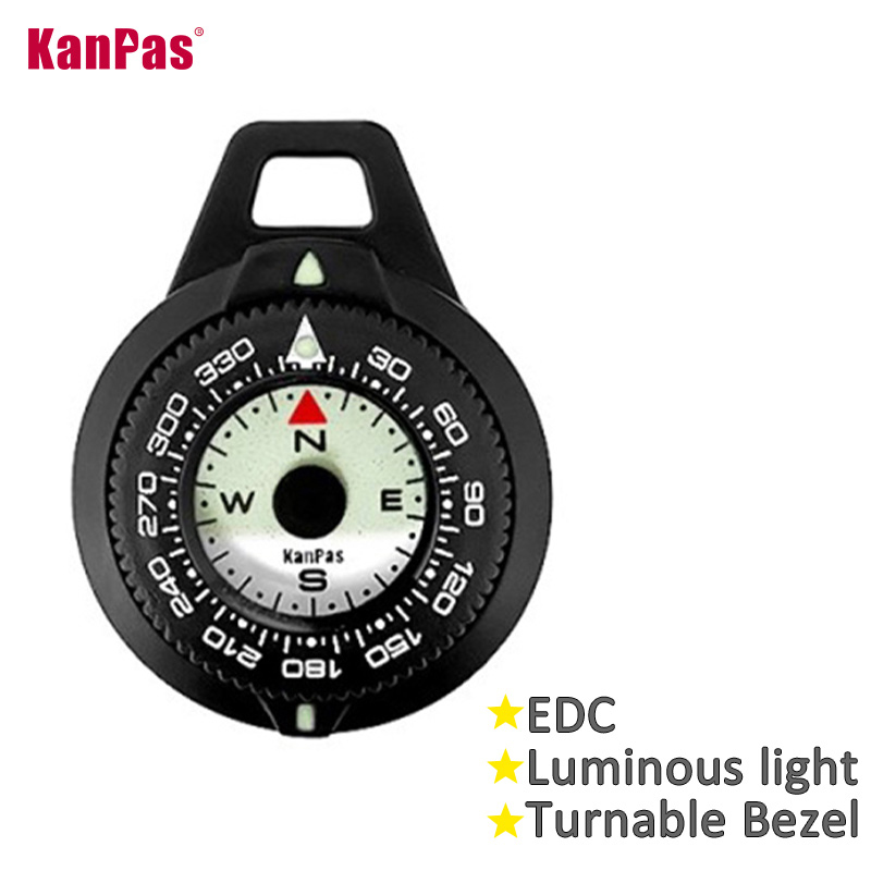Outdoor Adventure Guide - Kanpas EDC アウトドアコンパス 発光付き / 高品質コンパス