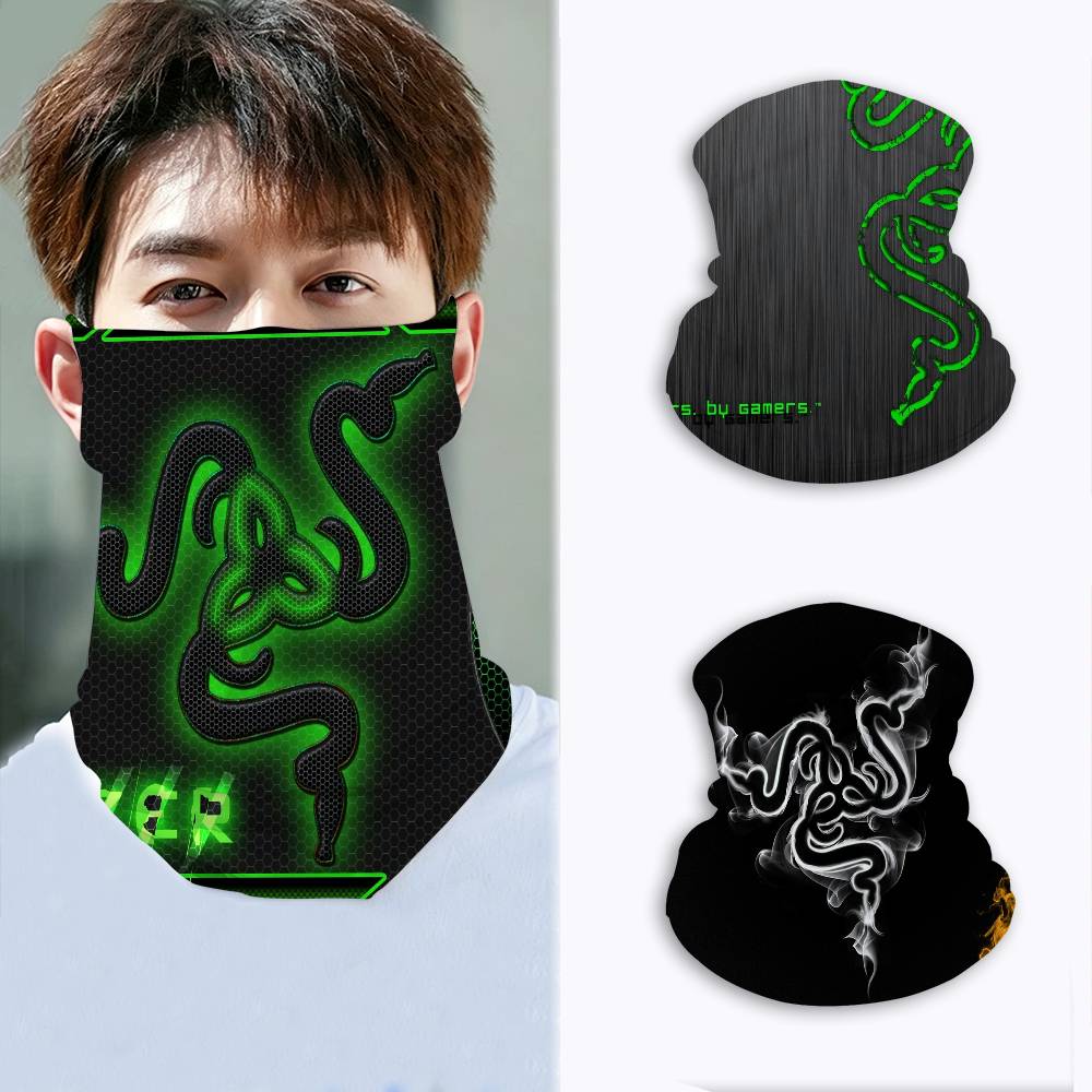 ゲームR-Razerロゴ入り防風多機能フェイスマスク、通気性 - Outdoor Adventure And Travel のレビューと価格
