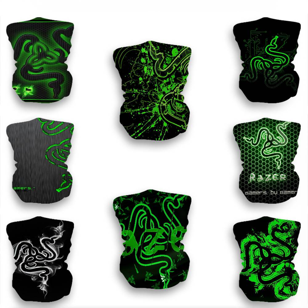 ゲームR-Razerロゴ入り防風多機能フェイスマスク、通気性 - Outdoor Adventure And Travel のレビューと価格