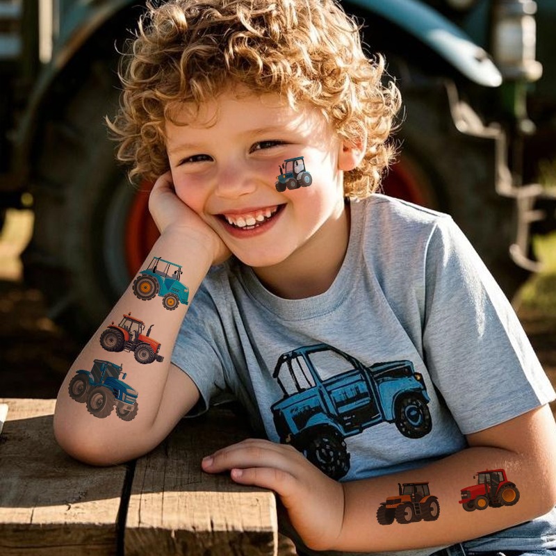 キッズファームアドベンチャータトゥー 10枚入り キュートな - Outdoor Adventure Farm のレビューと価格