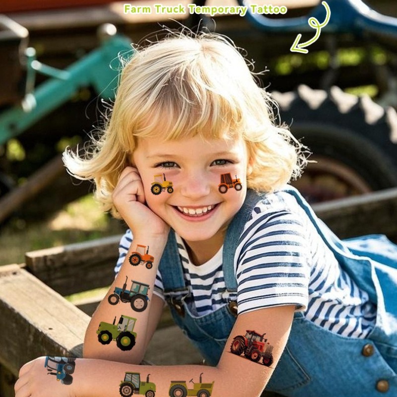 キッズファームアドベンチャータトゥー 10枚入り キュートな - Outdoor Adventure Farm のレビューと価格