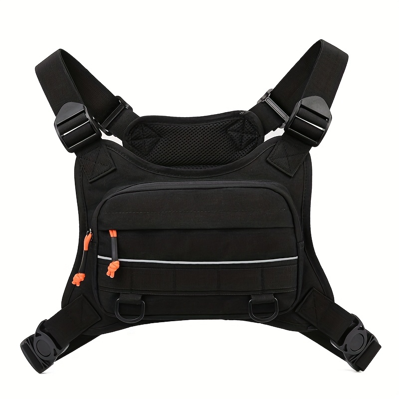 1ピースメンズアウトドアチェストバッグ、オックスフォード生地 - Outdoor Adventure With No Backpack のレビューと価格