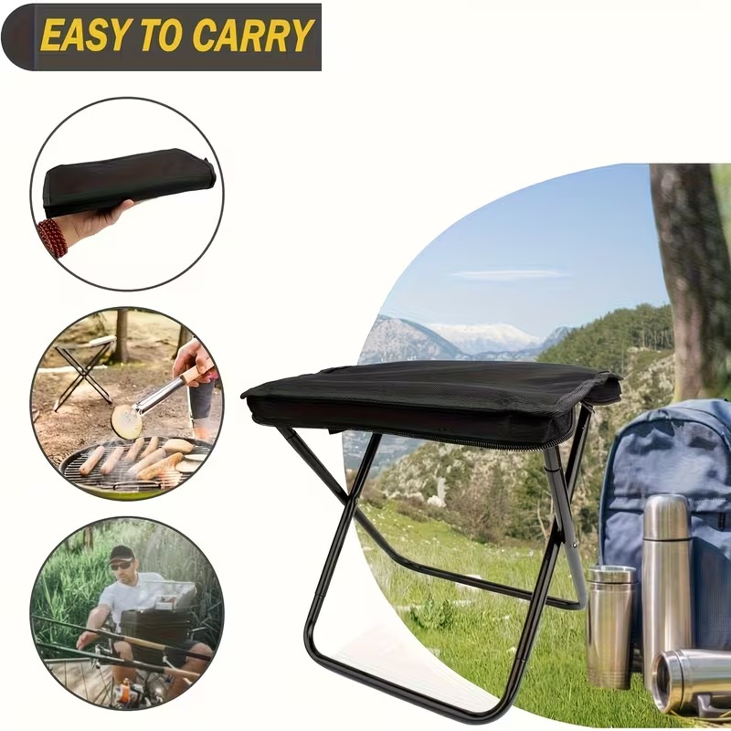 ポータブル折りたたみ式バックパックスツール軽量キャンプピクニ - Outdoor Adventure With No Backpack のレビューと価格