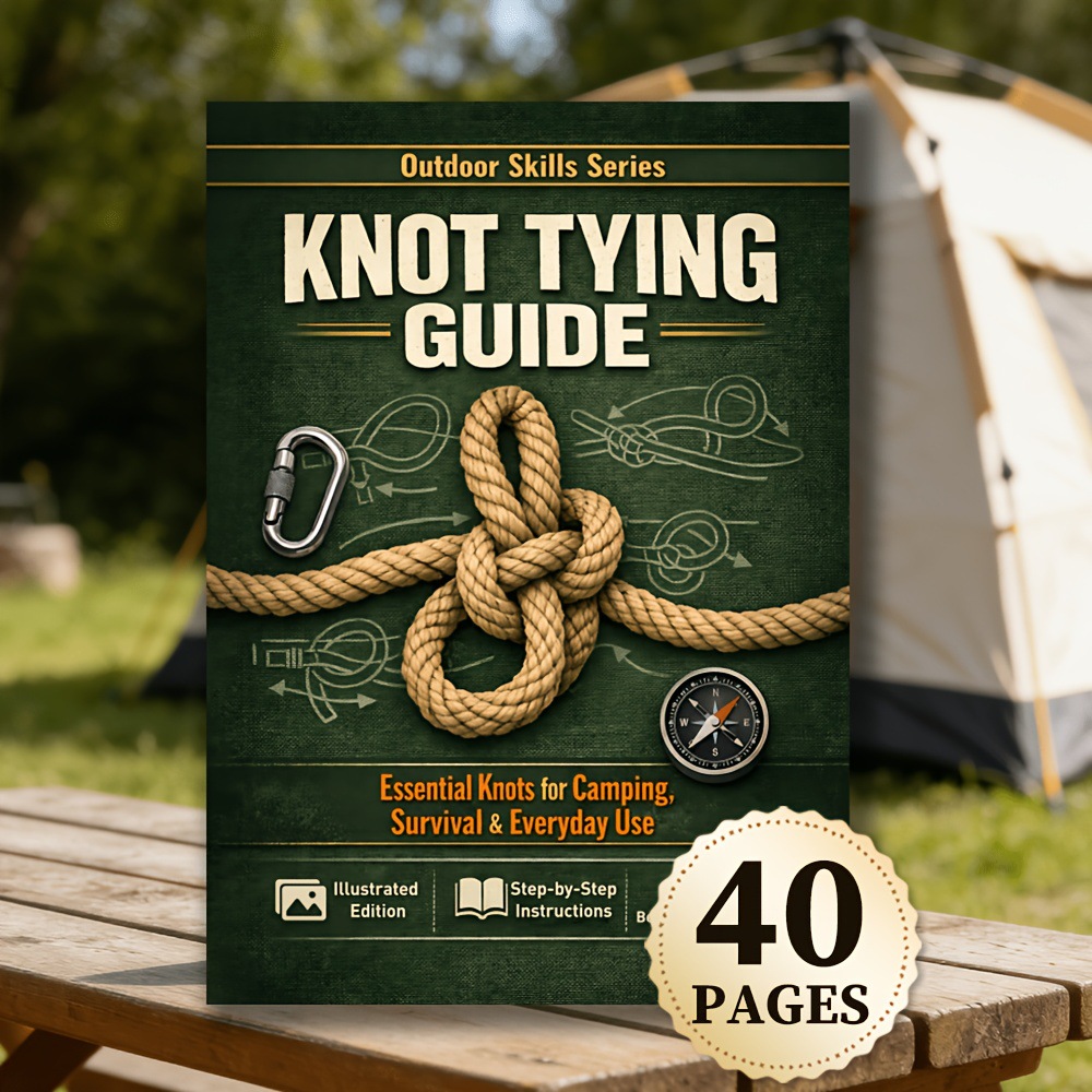キャンプノットマニュアル 40 ページのアウトドアサバイバル - Outdoor Adventure Guide のレビューと価格
