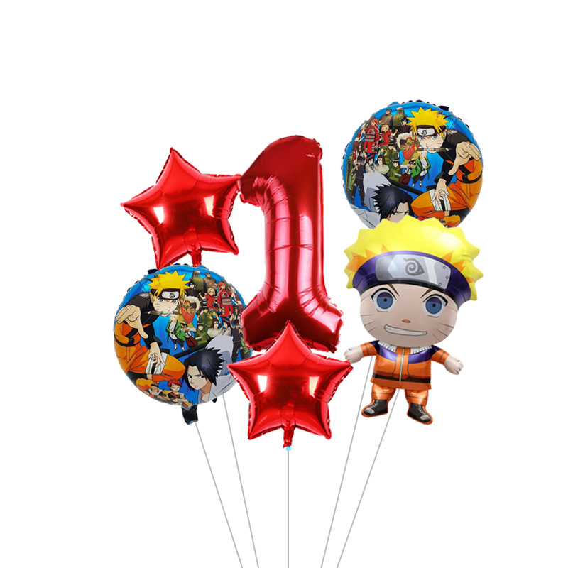 ナルト忍者アドベンチャーテーマのハッピーバースデーバルーンセ - Outdoor Adventure Birthday Party のレビューと価格