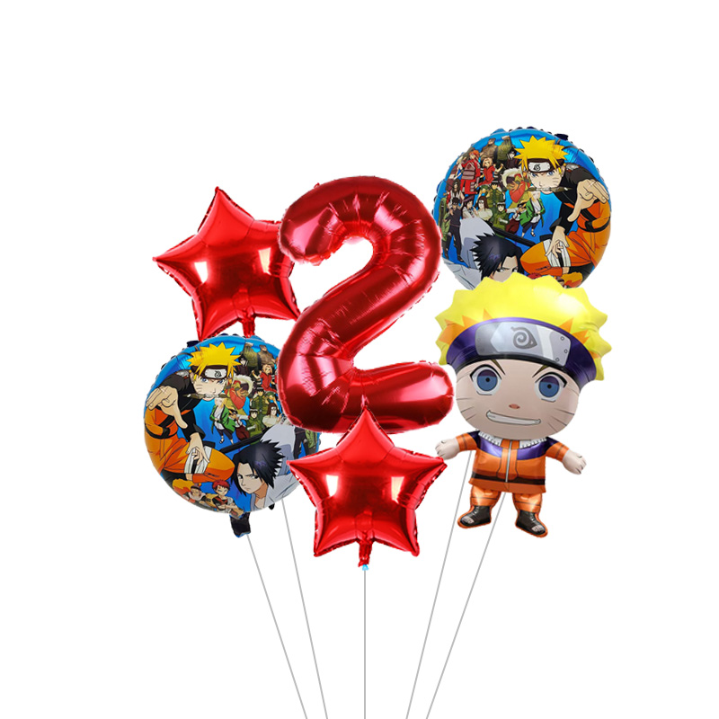 ナルト忍者アドベンチャーテーマのハッピーバースデーバルーンセ - Outdoor Adventure Birthday Party のレビューと価格
