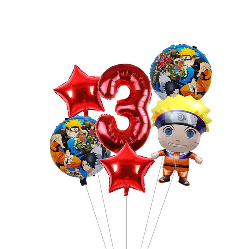 ナルト忍者アドベンチャーテーマのハッピーバースデーバルーンセ - Outdoor Adventure Birthday Party のレビューと価格