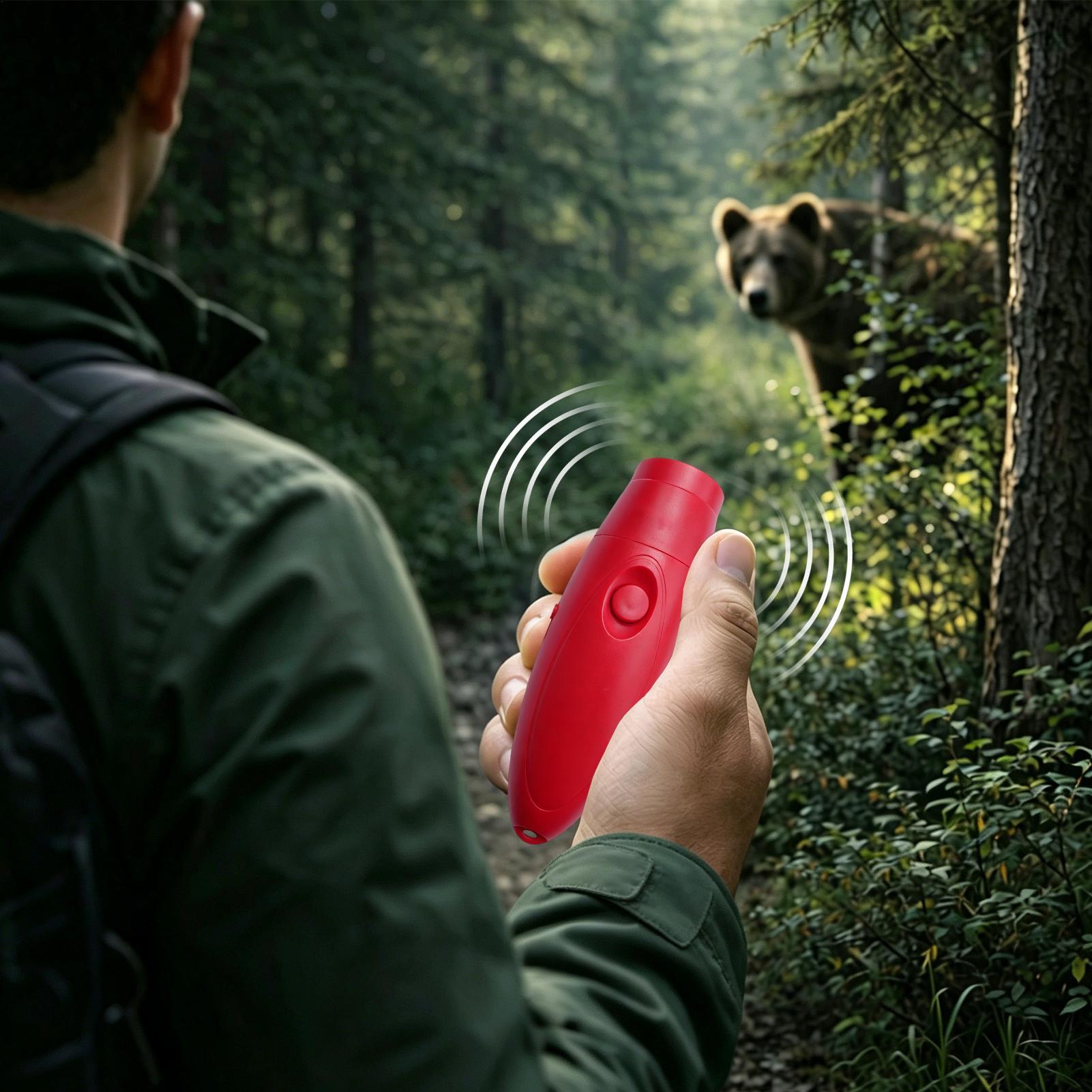 ギアベア脅威警報ベアホーン130dB屋外動物防護ホーンキャン - Outdoor Adventure And Travel のレビューと価格