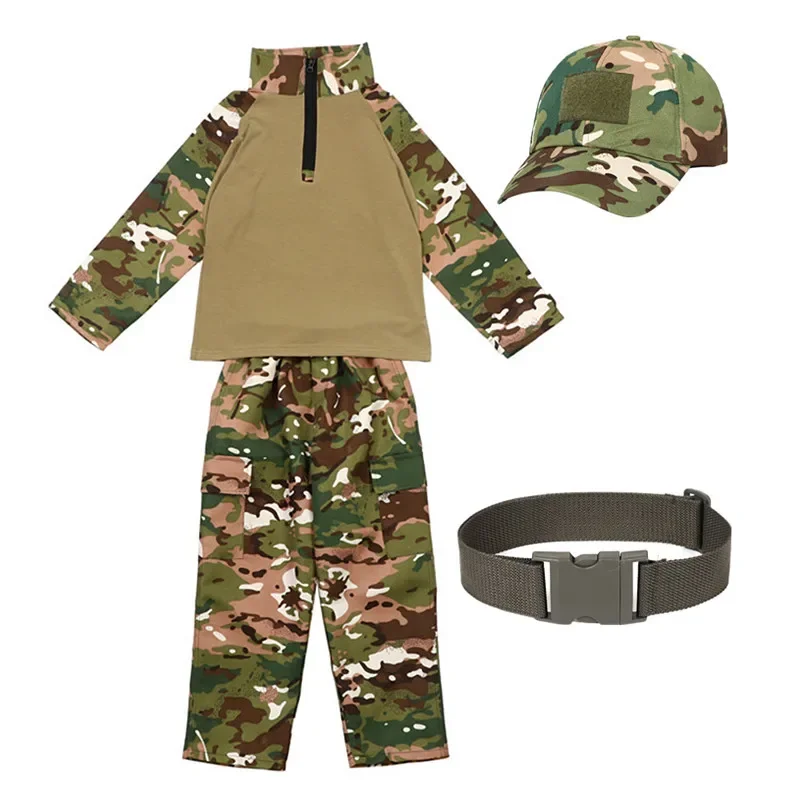 子供大人迷彩カエル衣装サマーキャンプコスチュームスタンドカラ - Outdoor Adventure And Travel のレビューと価格