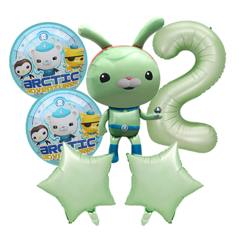 オクトノーツ ホイルバルーンセット 海の冒険漫画風グロボス  - Outdoor Adventure Birthday Party のレビューと価格