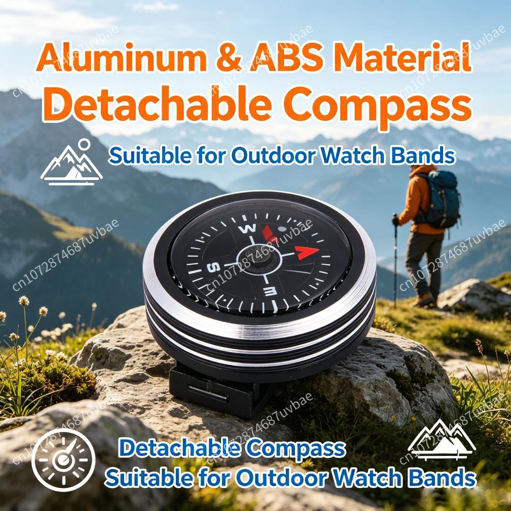 高級取り外し可能な時計バンドコンパス、アウトドアアドベンチャ - Outdoor Adventure Guide のレビューと価格