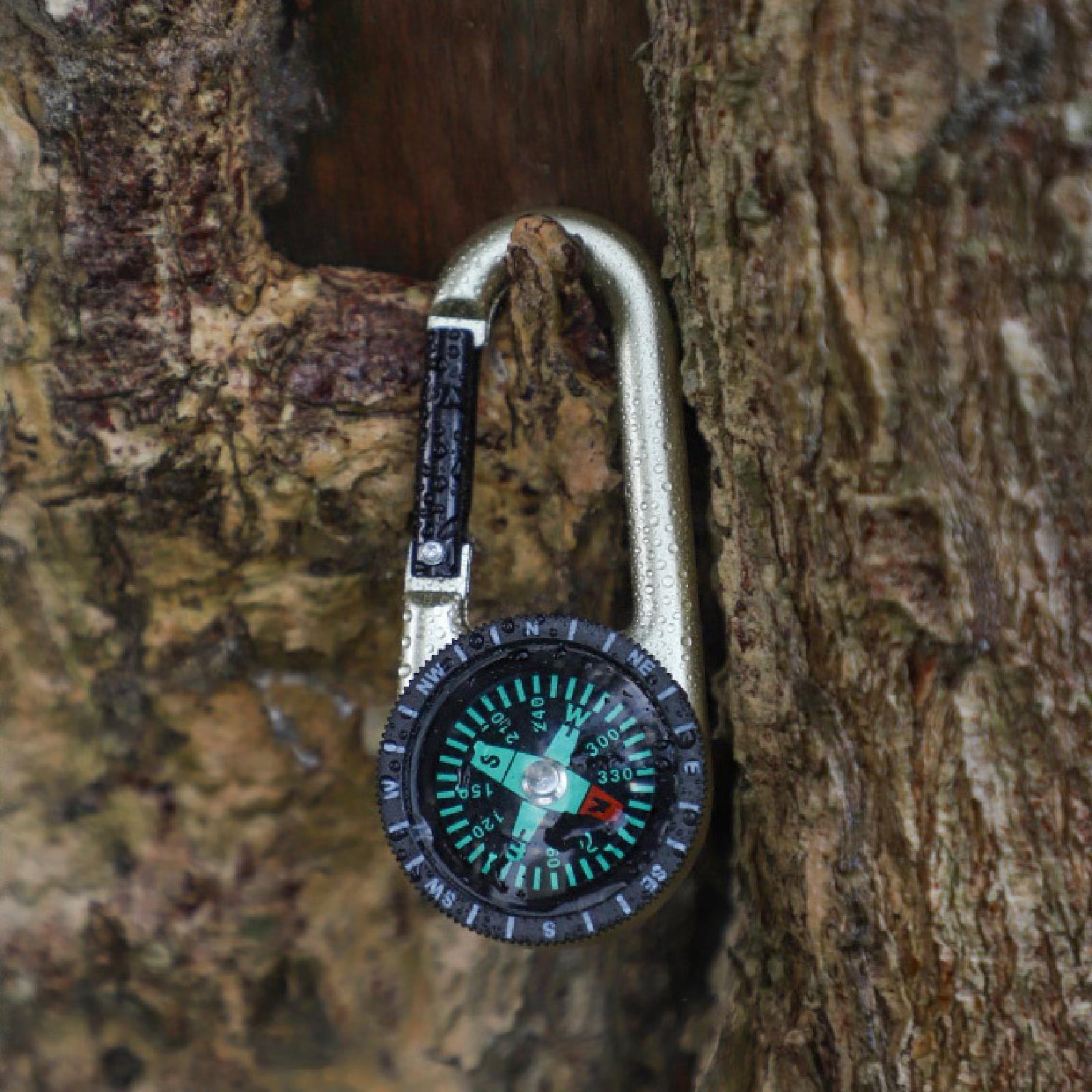 屋外用カラビナコンパスキーホルダー ポータブルサバイバルツー - Outdoor Adventure Guide のレビューと価格