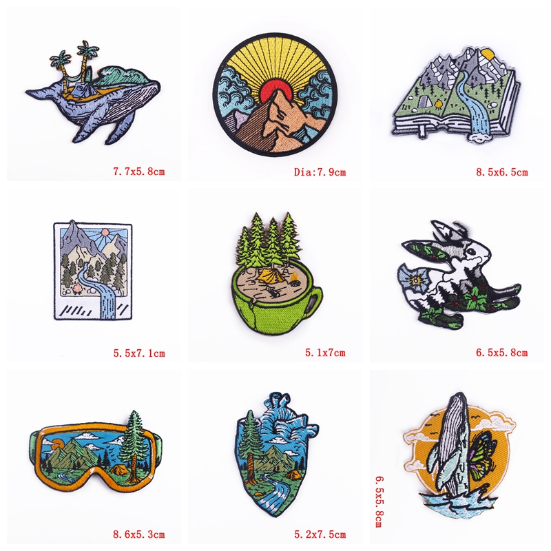 刺embroideredパッチ,アドベンチャーステッカー,衣 - Outdoor Adventure Travel Show のレビューと価格